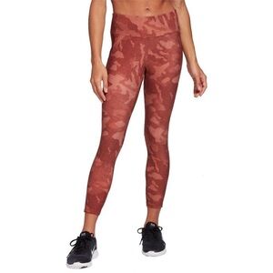 CALIA Energize Mid-Rise 7/8 Leggings in Soft Camo Terra Cotta Medium